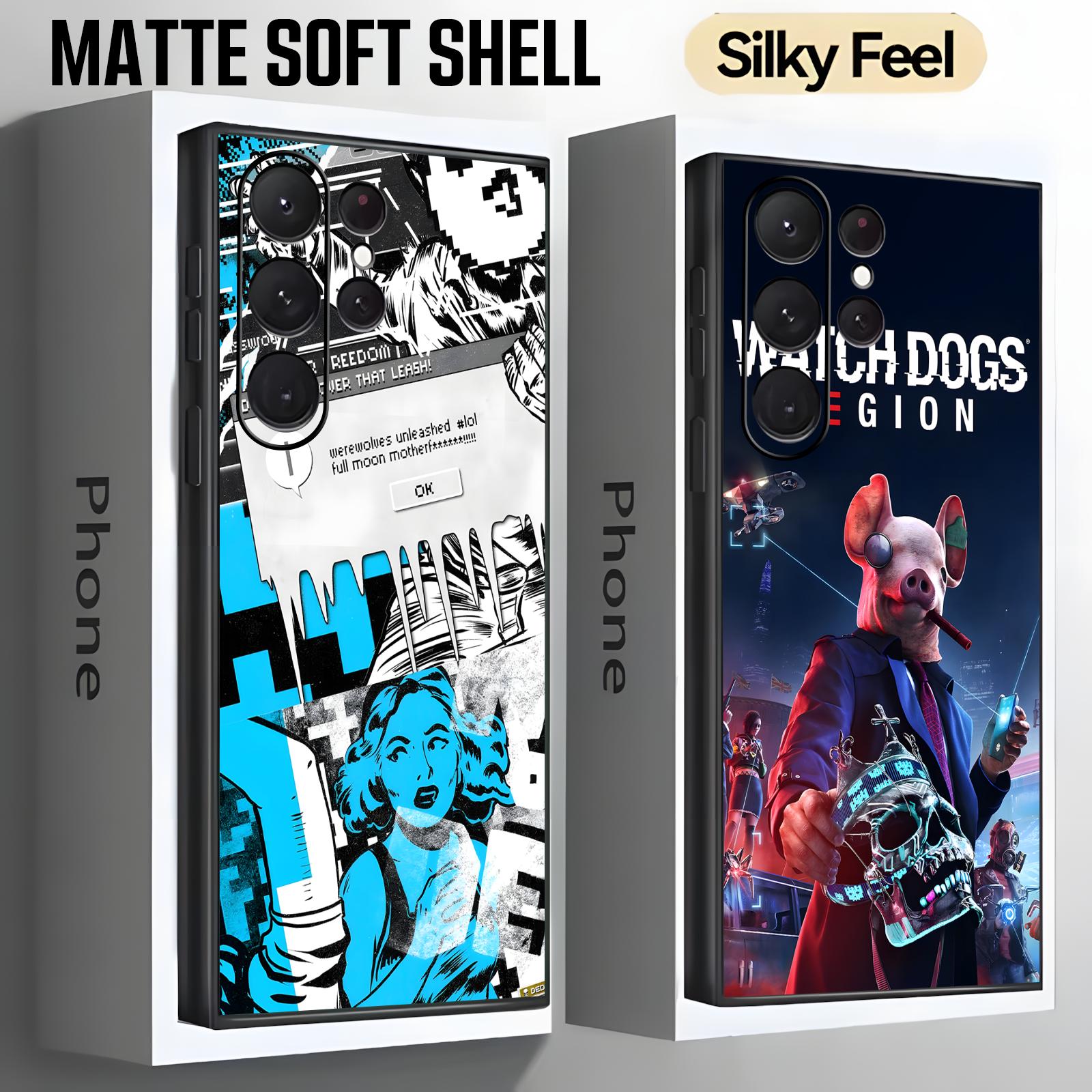 Watches & Jewelry Tsukiu - Coque de téléphone antichoc noire souple