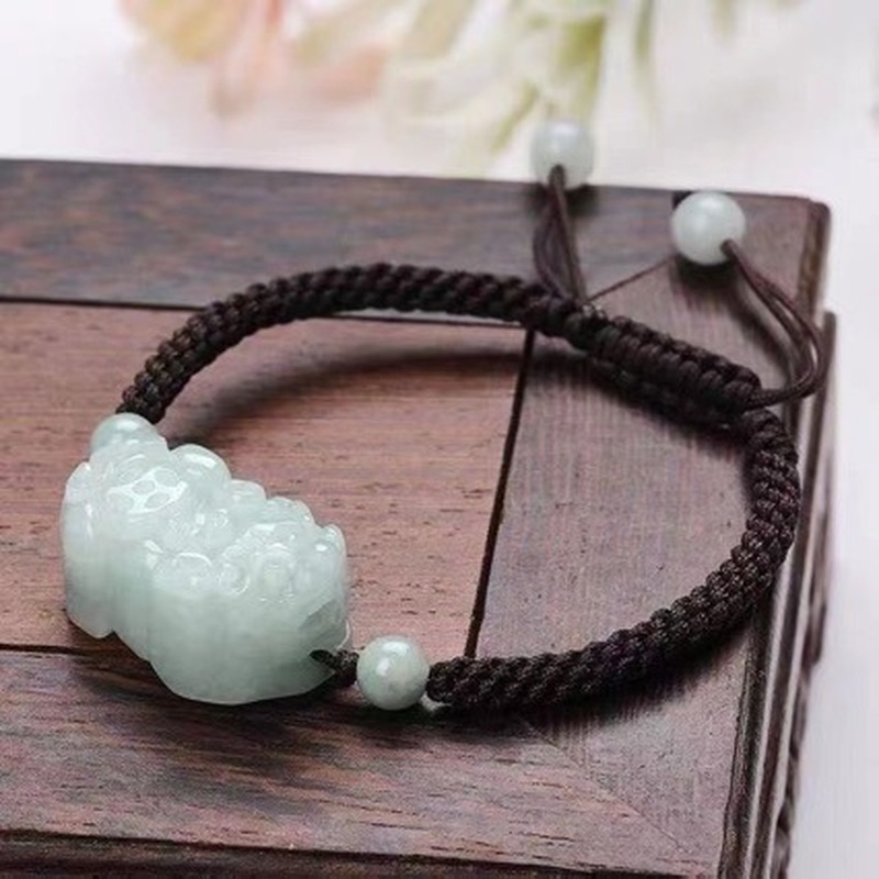Jewelry & Watches Vitopoulos Reviews - Bracelet Pixiu en jadéite naturelle de