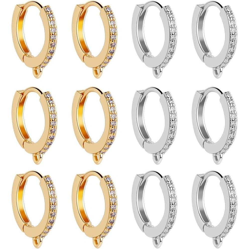 Hoop Earrings - Crochets ronds à levier en or