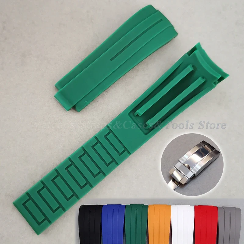 Rolex Watch Datejust - Bracelet de montre en caoutchouc pour