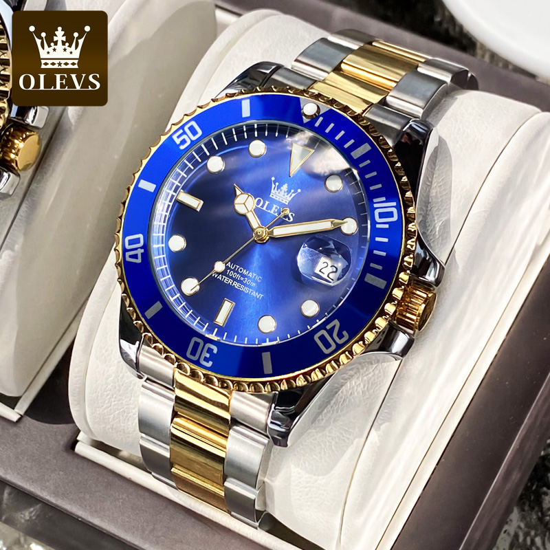 Rolex Watch Datejust - OLEVS-Montre existent de Luxe pour Homme,