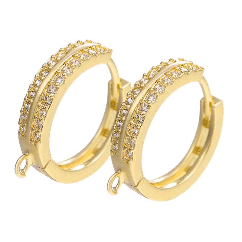 Hoop Earrings - Juya 2 4 pièces/lot bricolage plaqué