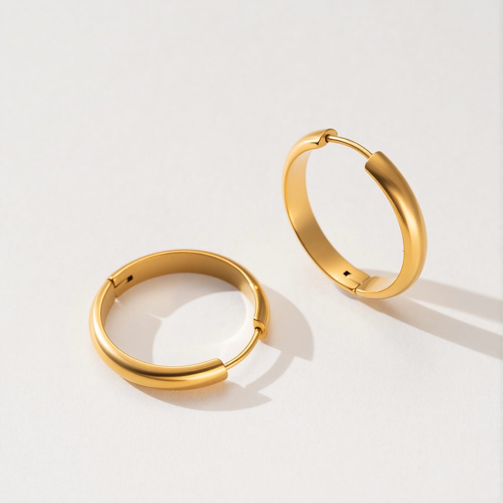 4 pièces de boucles d'oreilles - Hoop Earrings avis et prix