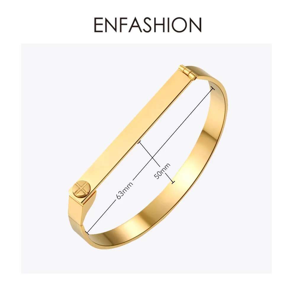 Enfashion-Bracelet Personnalis - Cuff Bangle Bracelet avis et prix