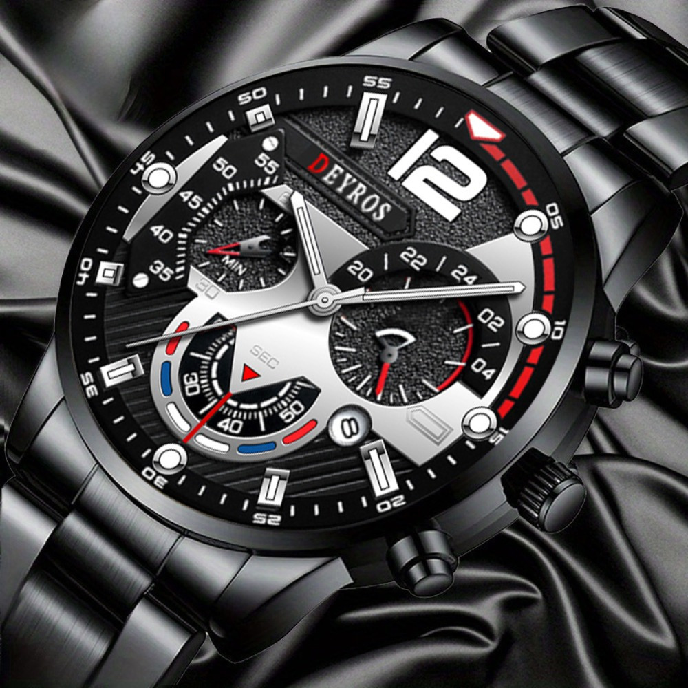 3 pièces/ensemble mode montre  - Best Jewelry Watches For Men avis et prix