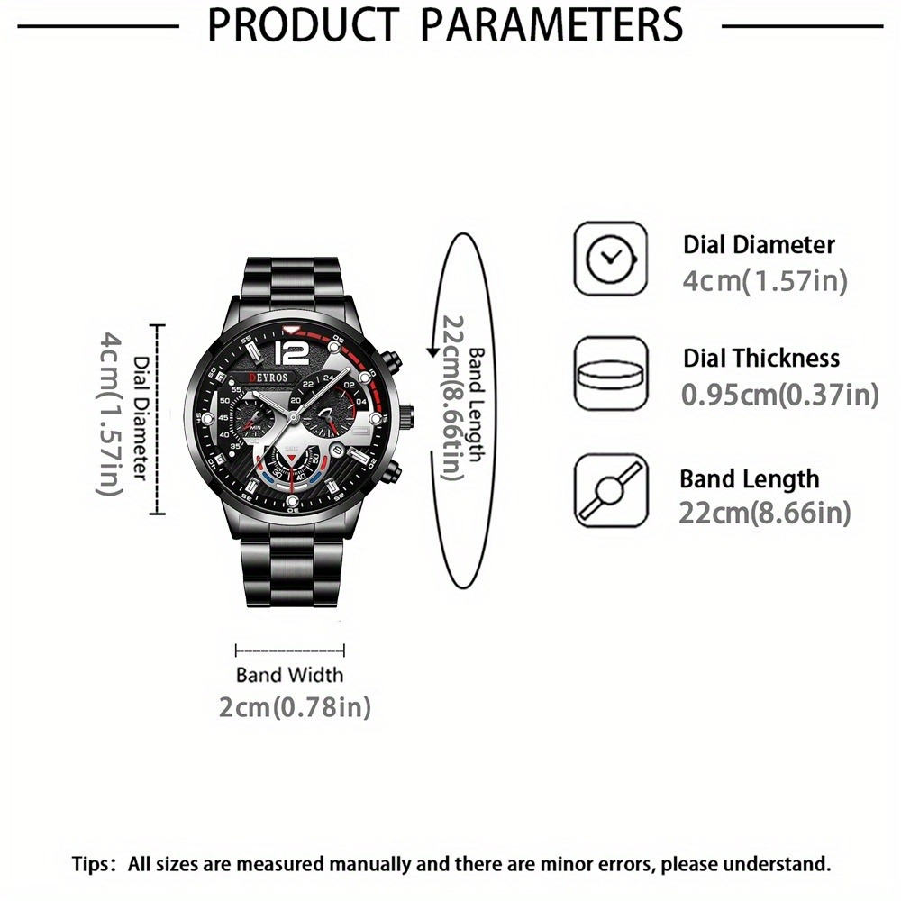 3 pièces/ensemble mode montre  - Best Jewelry Watches For Men avis et prix