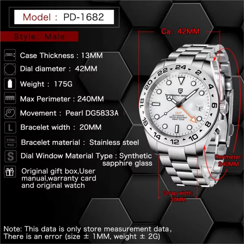 PAGANI DESIGN 2026 Nouvelle Mo - Rolex Watch Submariner avis et prix