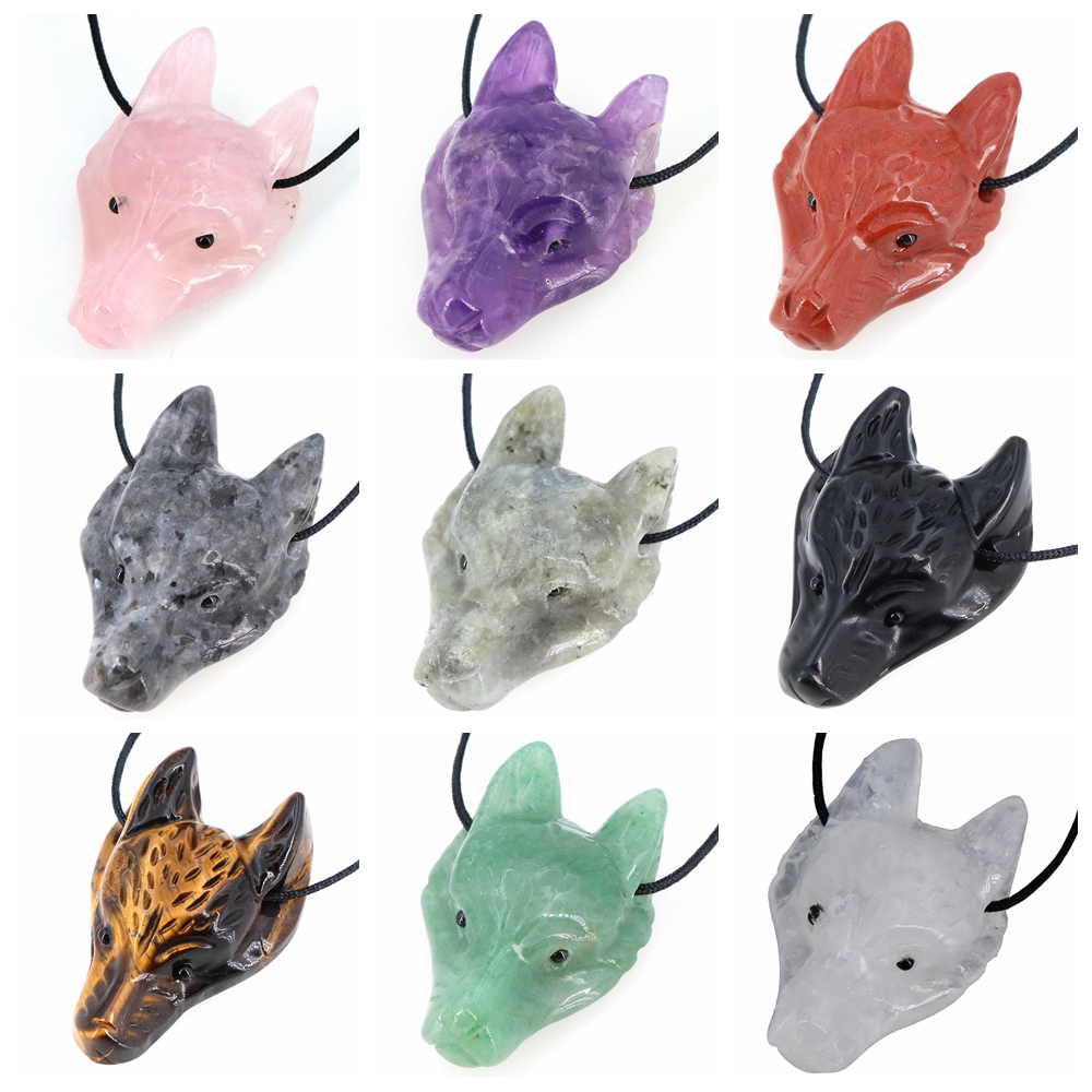 Pendentif tête de loup en pier - Wolf Jewelry & Watches Tampa Reviews avis et prix