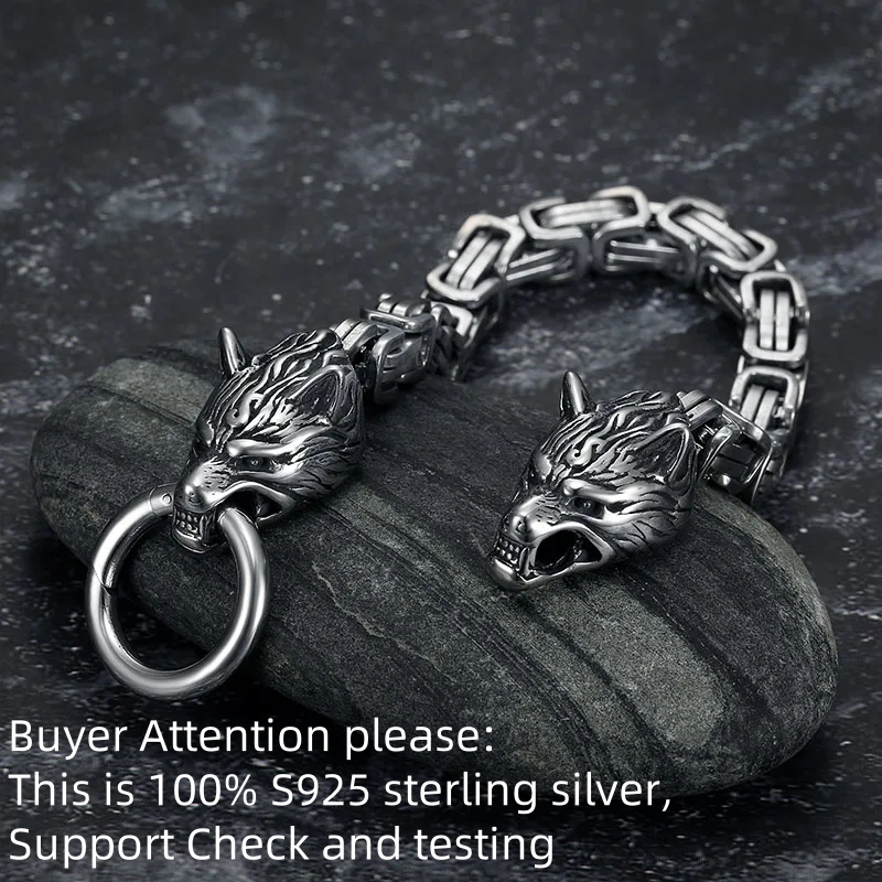 Bracelet Double tête de loup e - Wolf Jewelry & Watches Tampa Reviews avis et prix