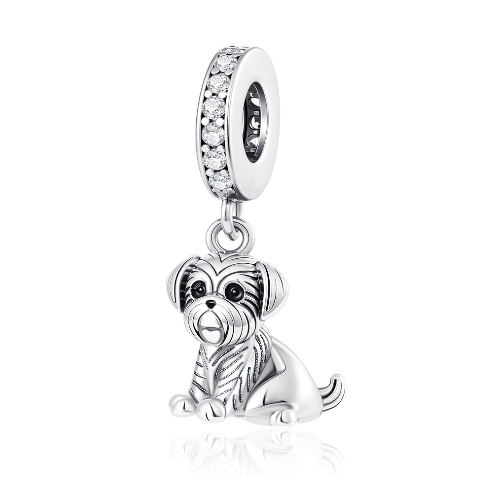 Breloques loup chiot en zircon - Wolf Jewelry & Watches Tampa Reviews avis et prix