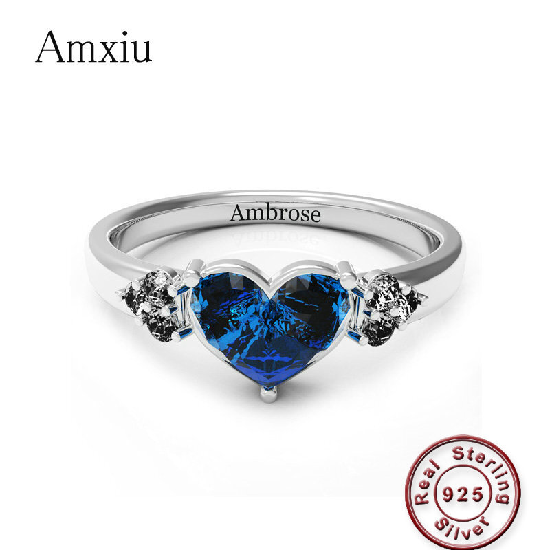 Amxiu – bague de mariage perso - Birthstone Ring Set avis et prix