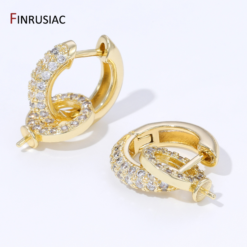 Boucle d'oreille en laiton pla - Hoop Earrings avis et prix
