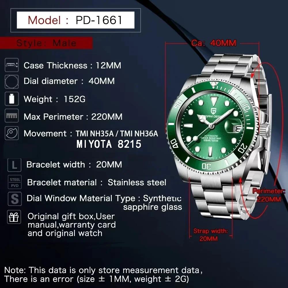 PAGANI DESIGN 2026 Nouvelle Mo - Rolex Watch Submariner avis et prix