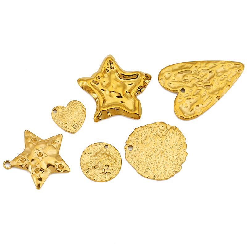 4 pendentifs en acier inoxydab - Hoop Earrings avis et prix