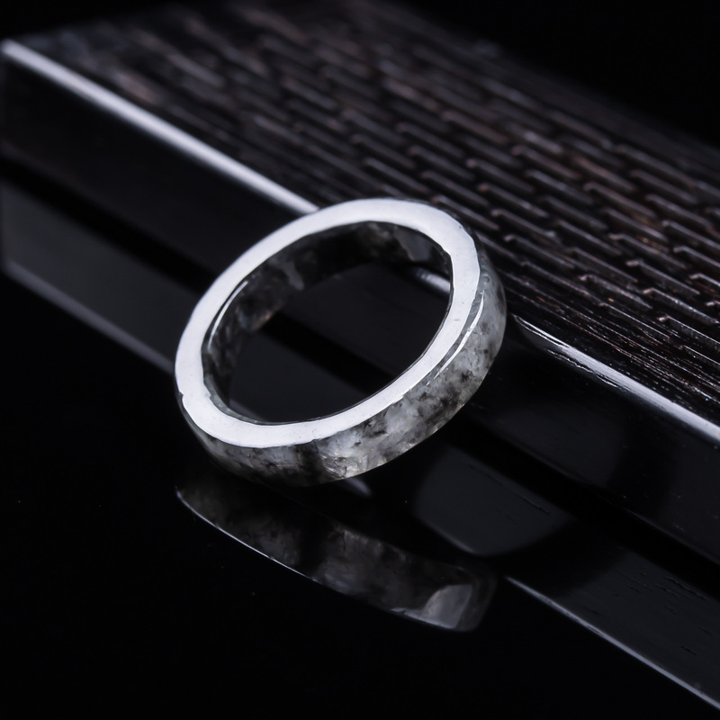 Bague en jadéite noire de Birm - Jewelry & Watches Vitopoulos Reviews avis et prix