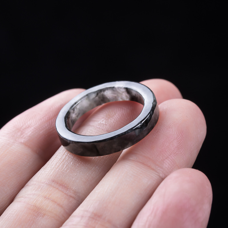 Bague en jadéite noire de Birm - Jewelry & Watches Vitopoulos Reviews avis et prix